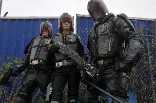 Judge Dredd, Judge Jenkins and Cadet Judge Purcell
